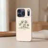 Palmbomen - Strand - Beige - Groen - Tropisch Telefoonhoesje iPhone 17 Pro klein -sfeer2
