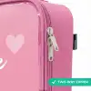 Hartjesritme Kinderkoffer - Roze klein -rits_EN