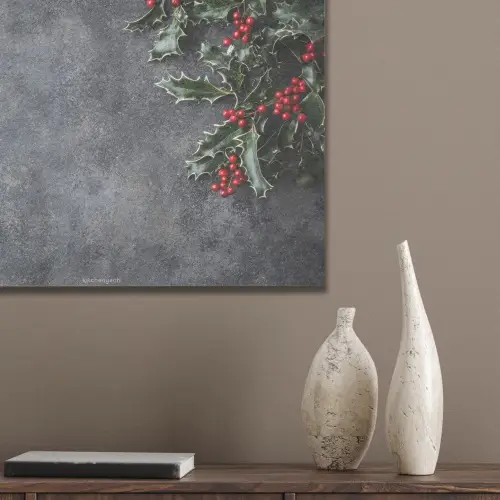 Winter - Hulst - Kerst - Beton PET vilt klein -sfeer6_closeup