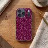 Bladeren - Patroon - Burgundy Telefoonhoesje iPhone 17 Pro klein 878 -sfeer1