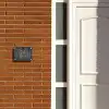 Donker hout - Klassiek Naambord Rechthoek middel -sfeer3-rechthoek-S