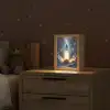 Ruimtevaart - Raket - Space - Sterren Light Box met kabel klein -sfeer1_kind