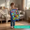 Monsters met Felle Kleuren Kinderkoffer - Blauw klein -sfeer2_NL
