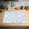 Zee - Sfeer- Mozaïek - Blauw Inductie beschermer vinyl 3mm klein 276 -sfeer5