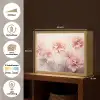 Bloemen - Roze - Kunst - Abstract - Aquarel Light Box met batterij (Wandlamp) middel -USP_websiteoverzichtNL