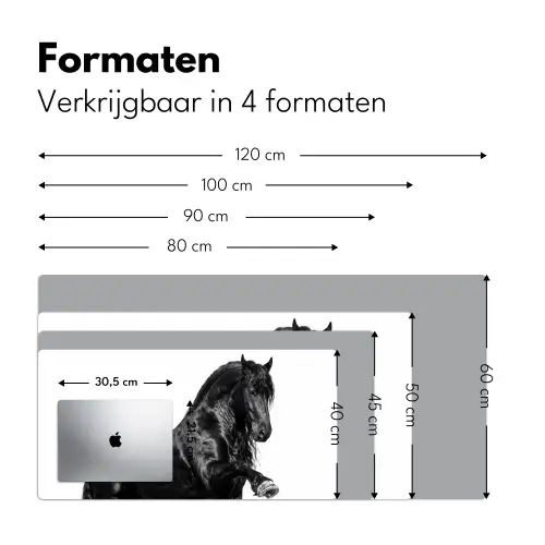 Fries - Hengst - Modern Muismat XXL klein -sfeer5