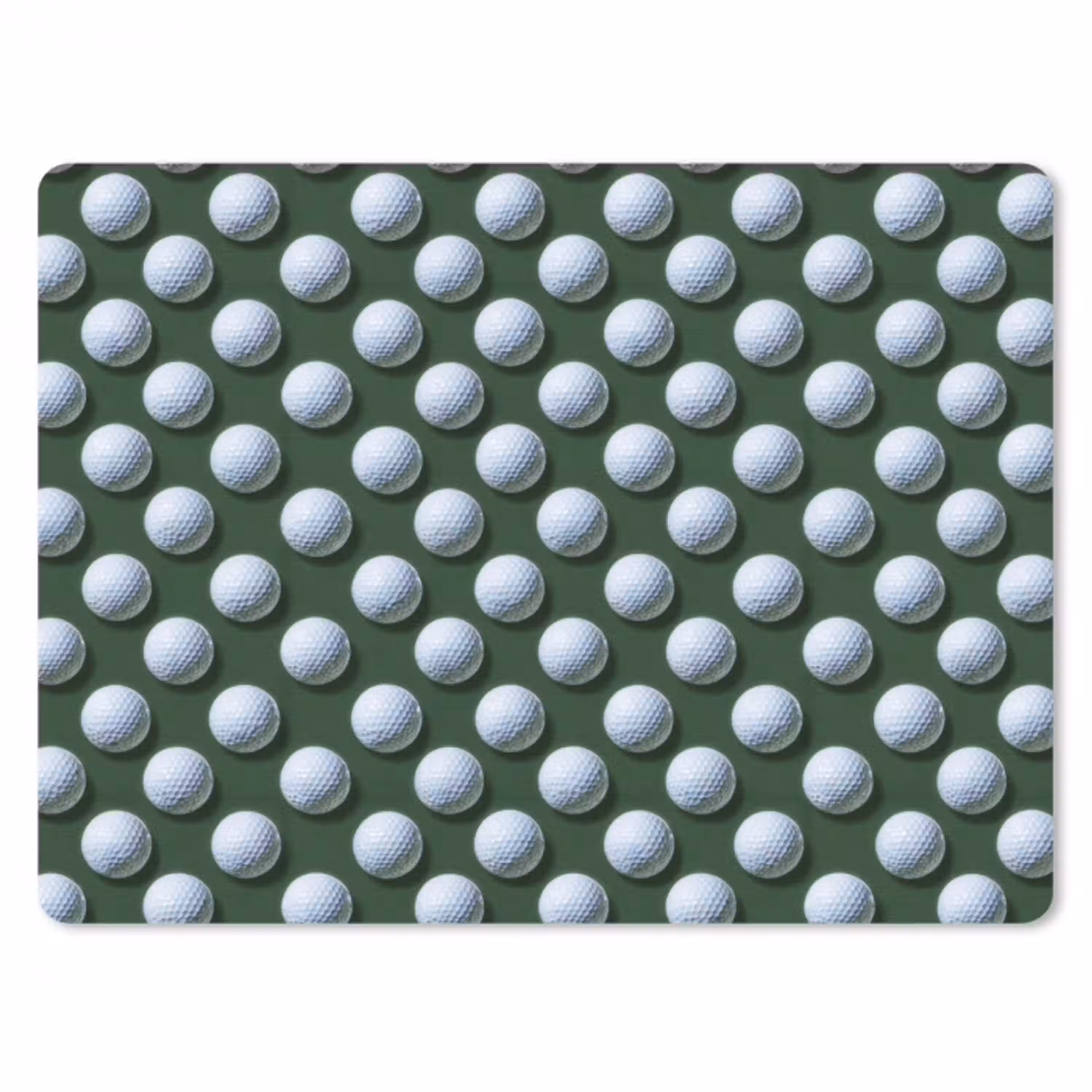 Ballen - Golf - Groen muismat rubber klein 262 -3d