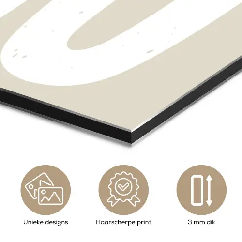 Wit - Chef - Decoratie - Japandi aluminium wit klein -closeup_NL