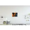 Abstract - Portret - Kleurvakken textielposter latten blank klein -kinderkamer