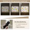 Smileys - Pictogrammen - Kleurrijk Light Box met batterij (Wandlamp kind) middel -USP_dimbaarNL