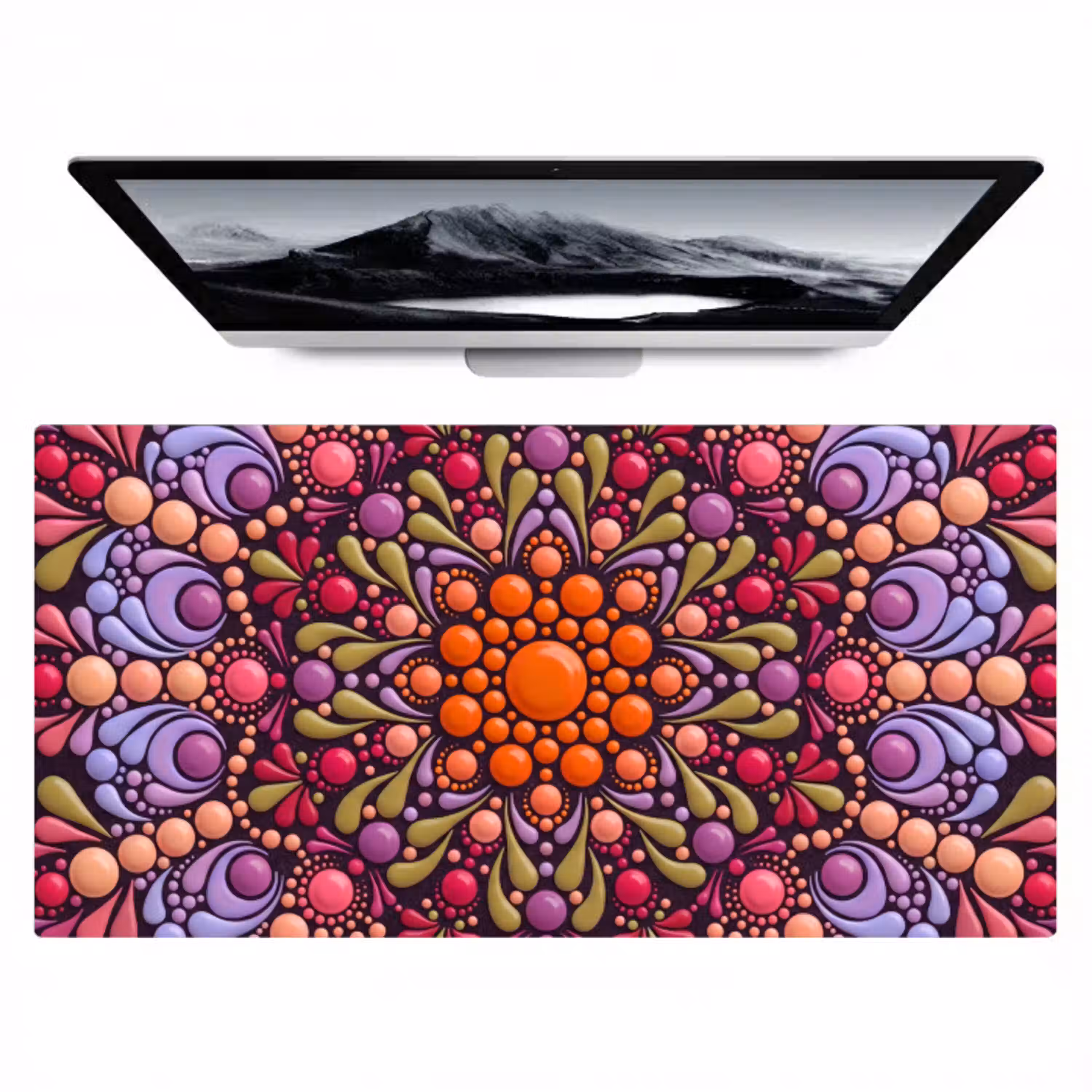 Patroon - Stippen - Abstract - Modern - Kleurrijk Muismat XXL klein -zzz3d