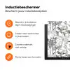 Tijger - Oerwoud - Grijs Inductie beschermer vinyl 3mm klein 276 -zzzzzzz-td-ups