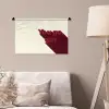 you go girl - 3D - Rood Wandkleed katoen klein -sfeer4