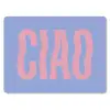 Ciao - Roze - Blauw - Golvend muismat rubber klein -3d