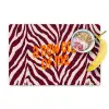New era - Bordeaux - Zebraprint Placemat vinyl groot -zzzproduct_Kitchenyeah-website