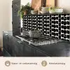 Modern - Patroon - Zwart keuken achterwand 2 middel 871 -usp_NL