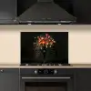 Sierlijk - Boeket - Vaas keuken achterwand spatscherm klein -sfeer1