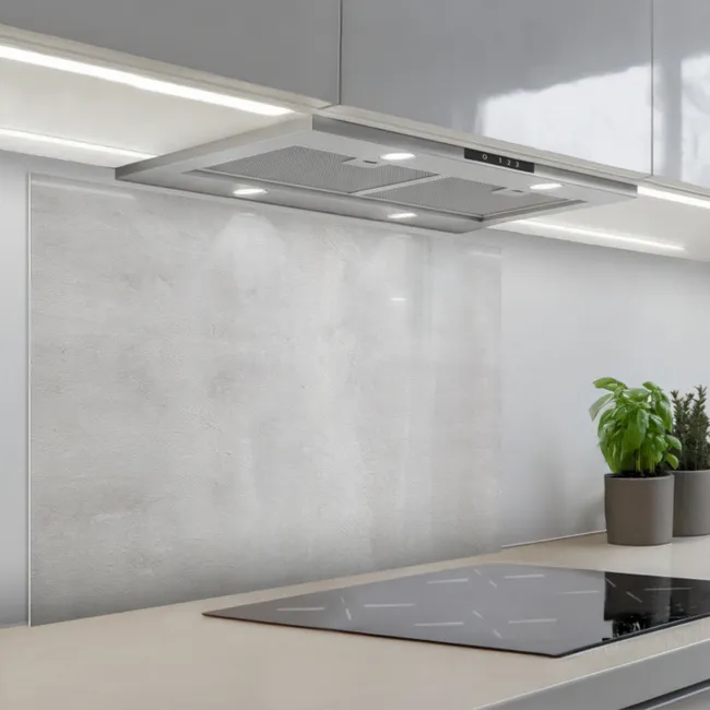 Kitchen Splashback - Soft Concrete Whispering