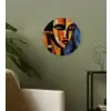 Abstract - Portret - Kleurvakken Wandcirkel plexiglas klein -sfeer3