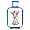 Baby koe Kinderkoffer - Blauw klein -zz3dotto