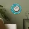 Kokosnoot - Water - Wit Akoestische PET Vilt - Rond klein -sfeer2