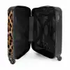 Panterprint - Dieren - Bruin NBS - Handbagage koffer - Unisex middel -binnenkant