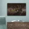 Hert - Black - Gold canvas 2cm klein -sfeer4
