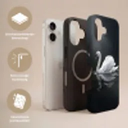 Zwaan - Water - Natuur - Realistisch - Wit Toughcase MagSafe Apple iPhone 17 klein -USP_Lagen_NL