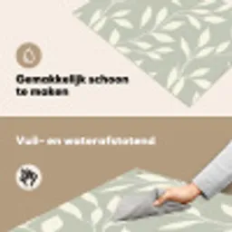 Minimalistisch - Patroon - Groen Inductie beschemer met haakjes klein 777 -ky-schoon-nl