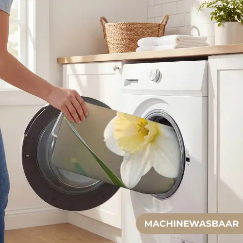 Narcis - Bloem - Minimalistisch Badmat klein -USP_WasbaarNL