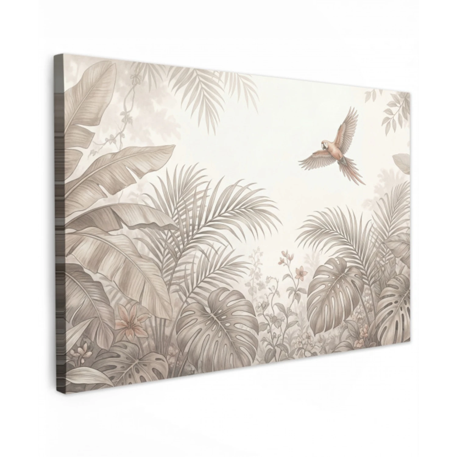 Papagaai - Jungle - Tropisch canvas 2cm klein -z3d