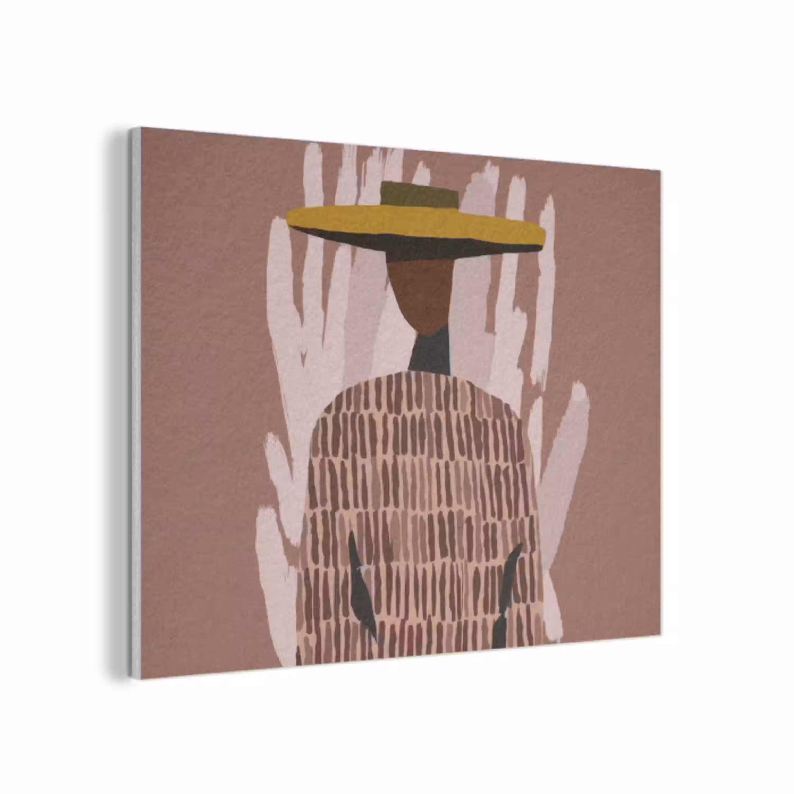 Abstract - Figuur - Illustratie - Hoed PET vilt klein -3d