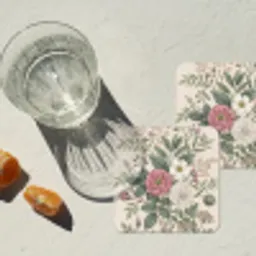 Romantisch - Design - Kleurrijk onderzetter kurk middel -sfeer4