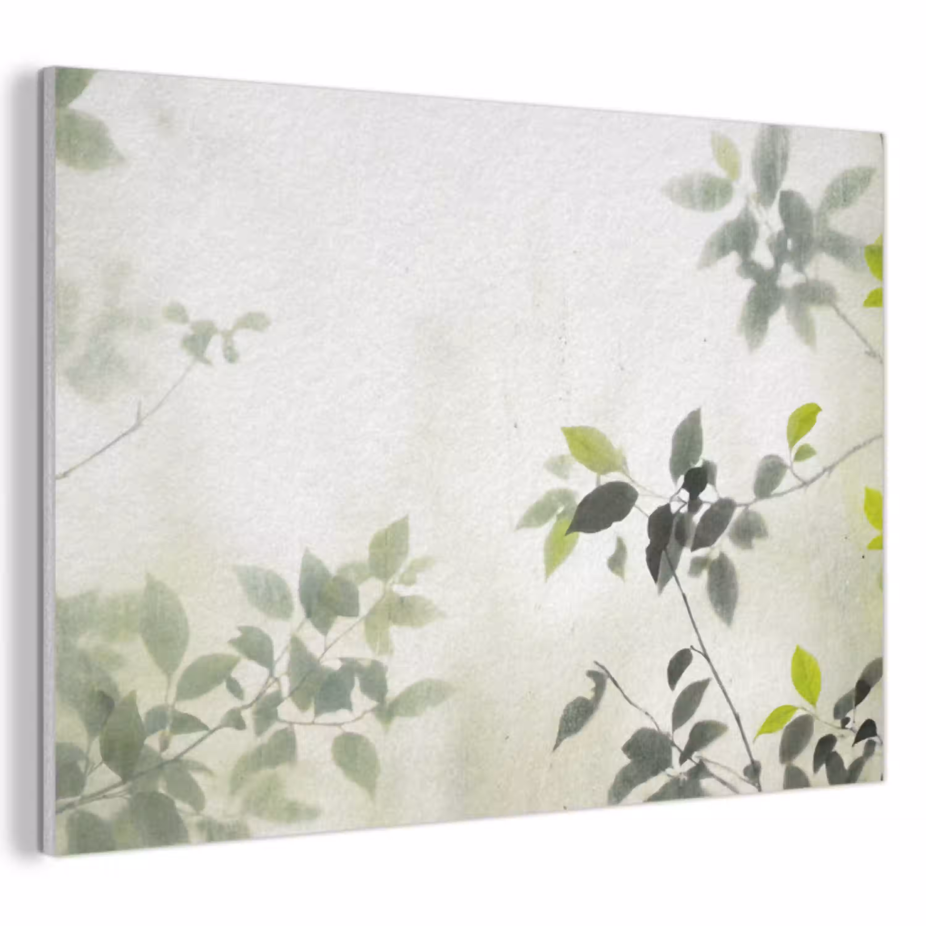 Blad - Schaduw - Natuur - Abstract - Groen PET vilt klein -3d