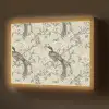 Bloem - Vogel - Kleurrijk Light Box met batterij (Wandlamp) middel 907 -z3d_website