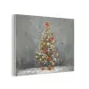 Kerstboom - Cadeaus - Rood - Goud PET vilt klein -3d
