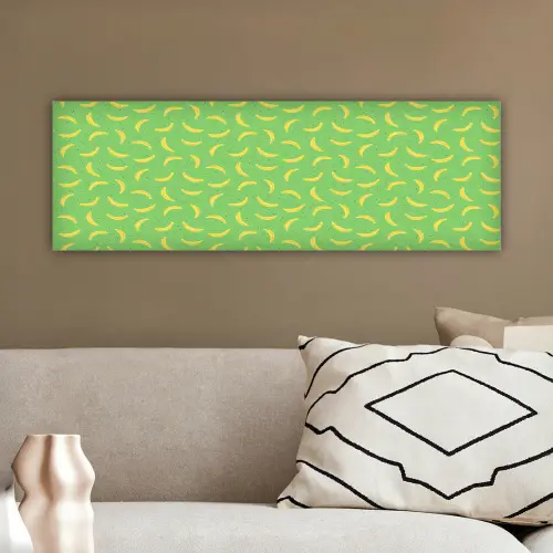 Groen - Geel - Bananen canvas 2cm klein 828 -sfeer3