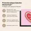 Tekst - Hartje - Moeder - Roze Inductie beschermer vinyl 3mm middel -zzzzzzusp-haakje_FR