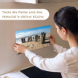 Zand - Strand - Paal - Water - Zomer keuken achterwand sample klein -USP_sampleDE