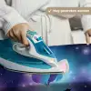 Eenhoorn - Sterren - Magisch - Blauw Wandkleed katoen klein -sfeer9