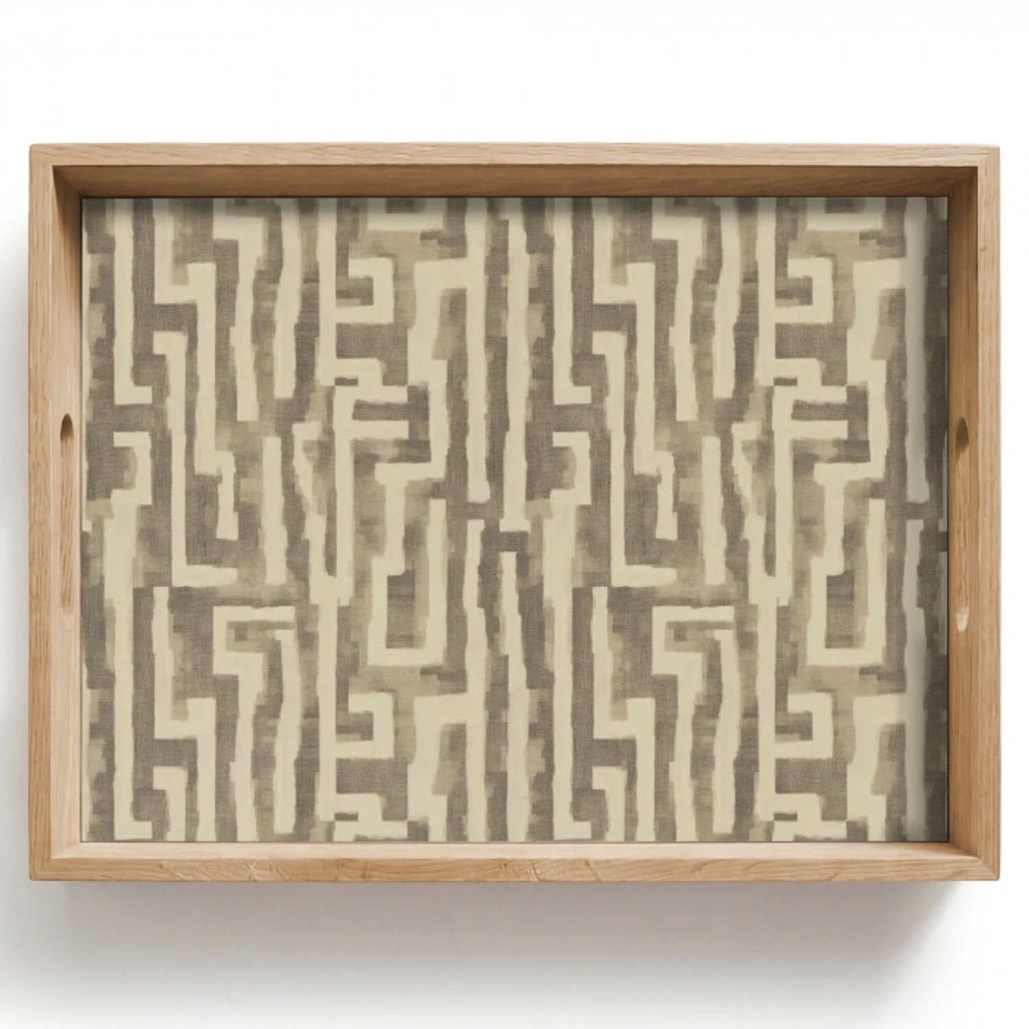 Abstract - Geometrisch - Groen Dienblad Rechthoek middel 911 -z3d_shopping