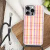 Pastel - uitpatroon - Geometrisch Hoesje iPhone 16 Pro Max met koord klein 804 -sfeer4