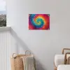 Regenboogkleuren - Tie dye - tuinposter los doek klein -sfeer8