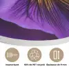 Paars - Viool - Diepte Akoestische PET Vilt - Rond klein -closeup_FR