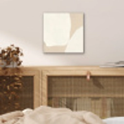 Beige - Abstract - Modern aluminium wit klein -sfeer3