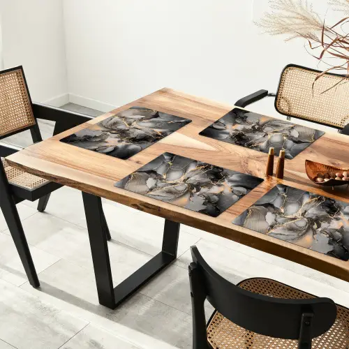 Grijs - Luxe  - Goud - Marmer Placemat vinyl groot -zzsfeer4_Kitchenyeah-website