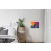 Kameleon - Tak - Gestreept - Bladeren textielposter latten blank klein -woonkamer