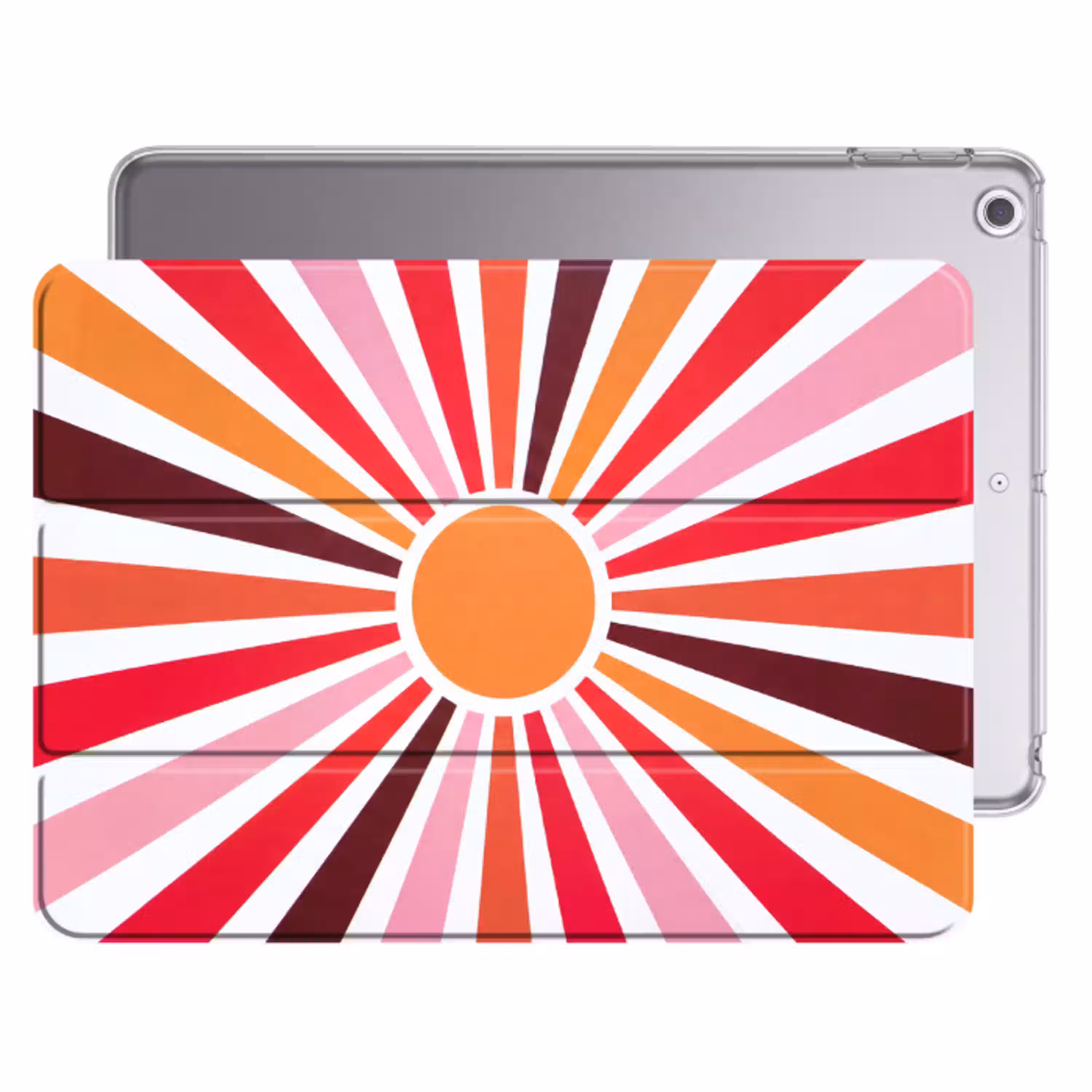 Zon - Stralen - Abstract - Kleurrijk Apple iPad 2017 middel -threedimensional_3d_global