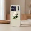 Cameliabloem - Wit - Groen Telefoonhoesje iPhone 17 Pro klein -sfeer2