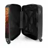 Zonnebloem in graffiti stijl NBS - Handbagage koffer - Kinderen Unisex middel -binnenkant